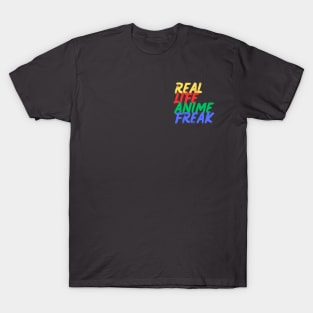 Real Life Anime Freak (Mood Colors) - Pocket ver. T-Shirt